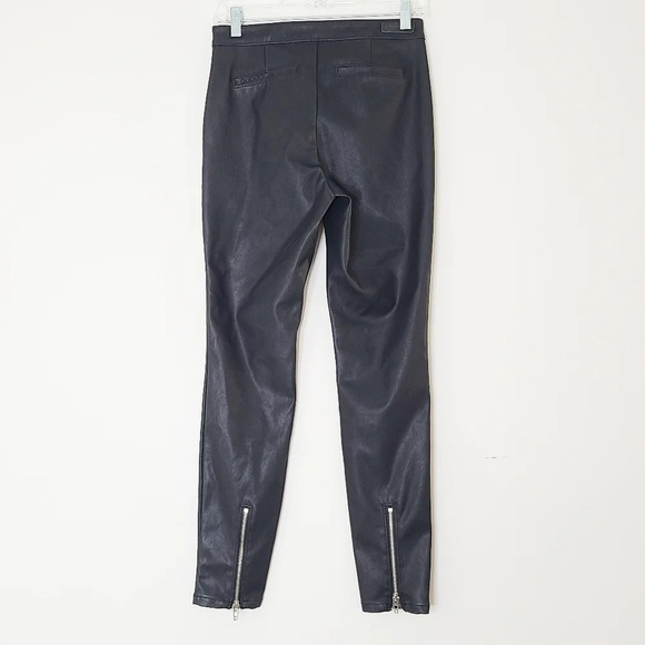 NWT BlankNYC The Bond Black Faux Leather Pants 26 - Picture 3 of 8